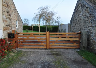 north east wooden gates